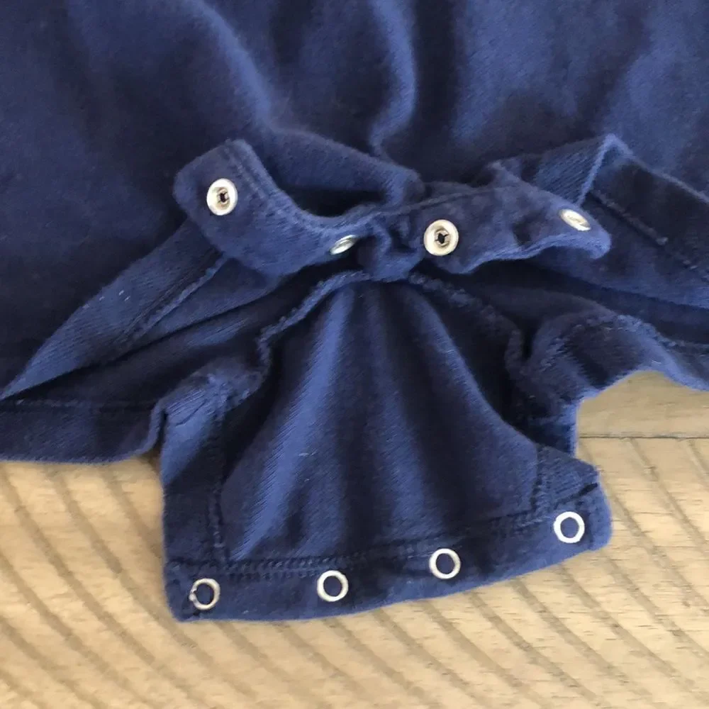 Ralph Lauren Unisex Nautical Vibe 💯 Cotton Onesie Number 3